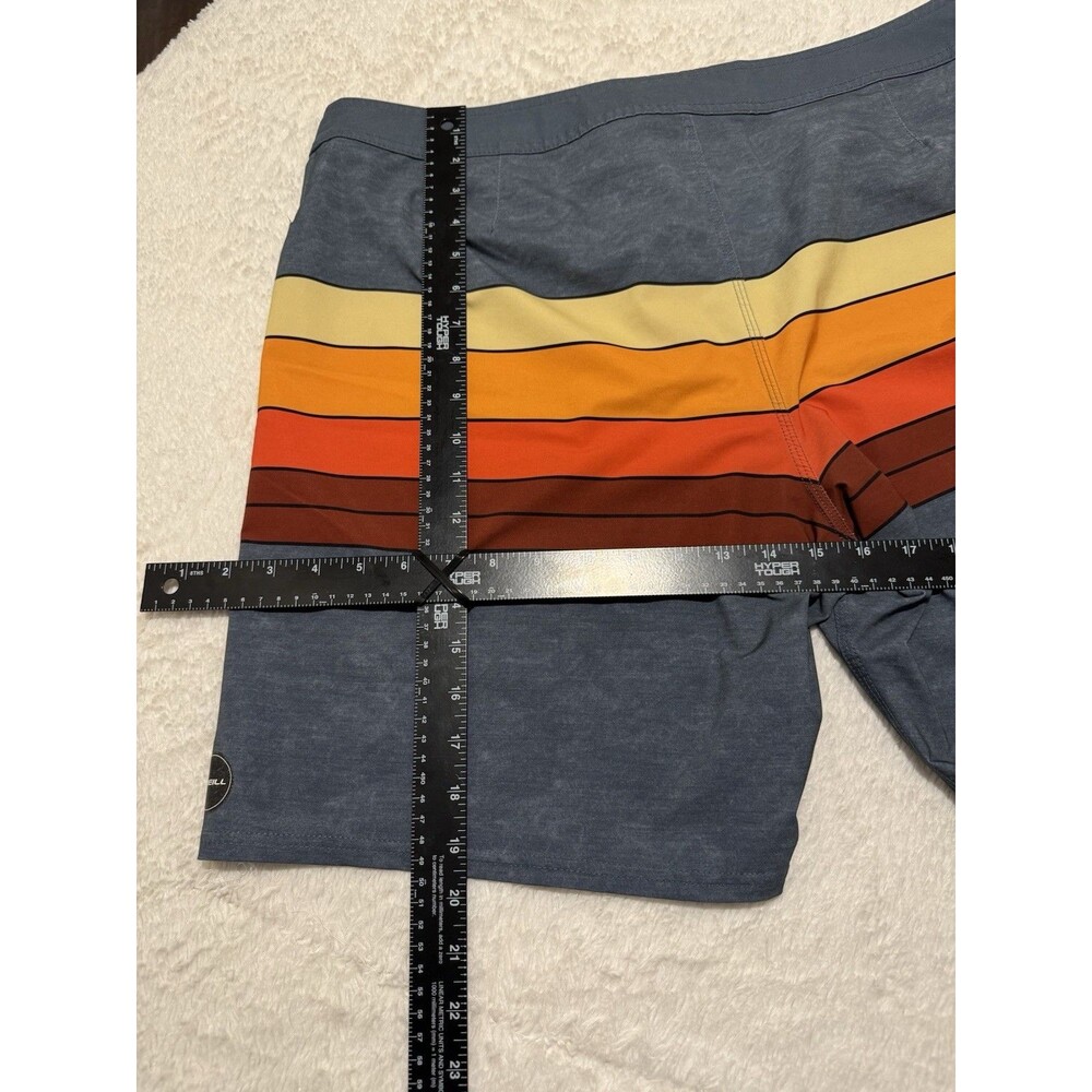 O'Neill Hyperfreak Boardshorts Swim Trunks Men  Size 38 Multi-Color Surf Beach ! - Picture 7 of 10